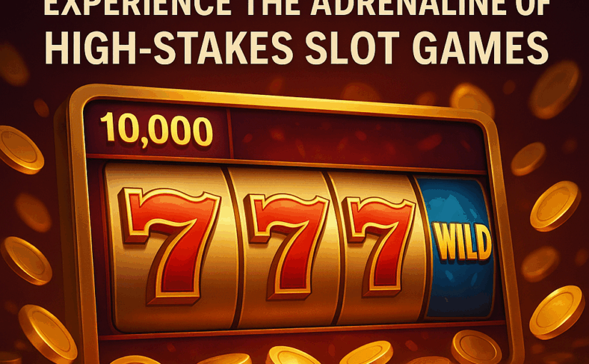 Jackpot Rush: Experience the Adrenaline of High-Stakes Slot Games